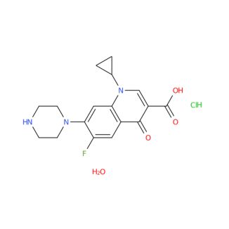 Hidrato de clorhidrato de ciprofloxacino CAS#86393-32-0